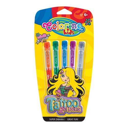 Colorino gelov rollery Tattoo, 5 barev
