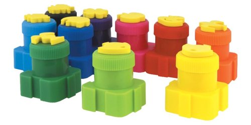 Colorino prstov barvy s raztky, 10 barev