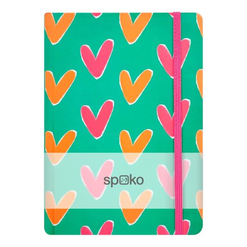 Spoko zpisnk, Creative II (mal srdce), A5, 75 g, 96 strnek, linkovan