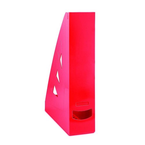 Office Products stojan na asopisy, A4/70 mm, erven