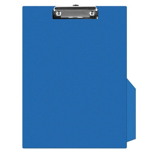 DONAU psac podloka s klipem, A4, PVC, modr