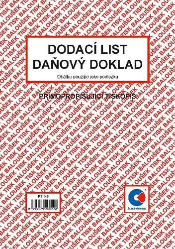 Dodac list - daov doklad A5