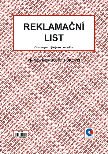 Reklaman list A4