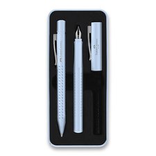 Sada Faber-Castell Grip Edition 2010 plnic pero a kulikov pero, vbr barev s