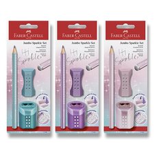 Grafitov tuka Faber-Castell Sparkle Jumbo set, perleov odstny, mix barev