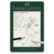 Grafitová tužka Faber-Castell Pitt Graphite Matt sada 11 ks