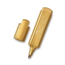 Faber-Castell Zvrazova  Textliner 46 Metallic metalick zlat