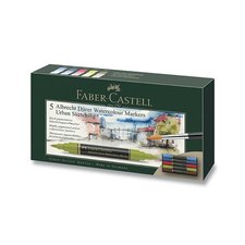 Akvarelov popisovae Faber-Castell Albrecht Drer Urban sketch, 5 barev