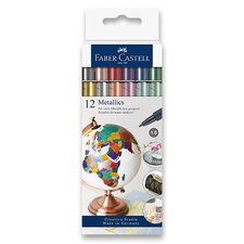 Popisova Faber-Castell Metallics 12 barev