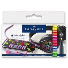 Popisova Faber-Castell Neon 6 barev