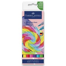 Popisova Faber-Castell Goldfaber Aqua Dual Marker Candy shop sada, 6 barev