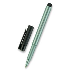 Faber-Castell Popisovač Pitt Artist Pen Metallic metalický zelený
