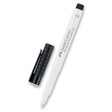 Faber-Castell Popisovač Pitt Artist Pen 1,5 mm, bílý