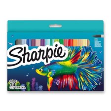 Permanentn popisova Sharpie Fish sada 18 barev