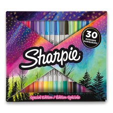 Permanentn popisova Sharpie Fold sada 30 barev