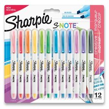 Popisova Sharpie S-Note 12 barev