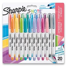 Popisovač Sharpie S-Note 20 barev