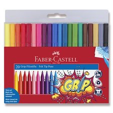 Faber-Castell Dtsk fixy Grip 20 barev