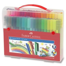 Faber-Castell Dtsk fixy Connector taka, 80 barev