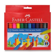 Dtsk fixy Faber-Castell Jumbo 12 barev