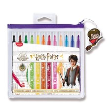 Dtsk fixy Maped Color&#039;Peps Harry Potter 12 barev, pouzdro na zip