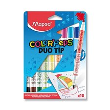 Dtsk fixy Maped Color&#039;Peps Duo Tip - 10 oboustrannch fix