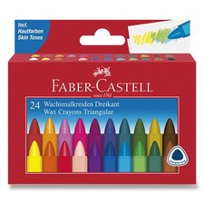 Faber-Castell Voskovky trojhrann 24 barev