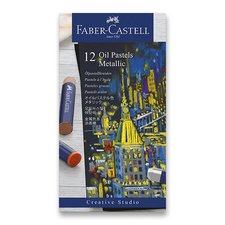 Olejov pastely Faber-Castell Metallic 12 barev