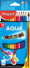 Pastelky Color Peps Aqua 12ks + štětec