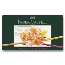 Faber-Castell Pastelky Polychromos plechov krabika, 36 barev