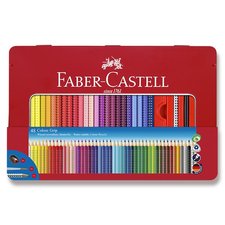 Faber-Castell Pastelky Grip 2001 plechov krabika, 48 barev