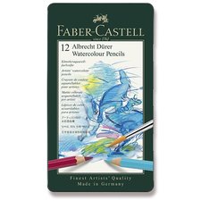 Faber-Castell Akvarelov pastelky Albrecht Drer plechov krabika, 12 barev