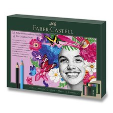 Sada Faber-Castell Polychromos &amp; Pitt Graphite Matt 40 ks