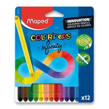 Pastelky Maped Color&#039;Peps Infinity 12 barev