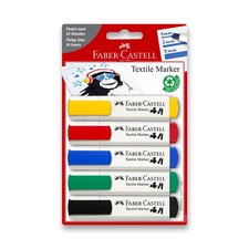 Faber-Castell Popisovae na textil  5 barev
