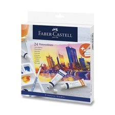 Akvarelové barvy Faber-Castell 24 barev, tuba 9 ml