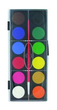 Vodov barvy Faber-Castell 12 barev, prmr 30 mm