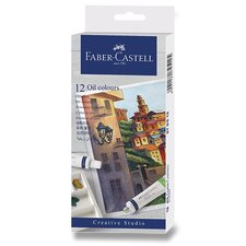 Olejov barvy Faber-Castell 12 barev, tuba 9 ml