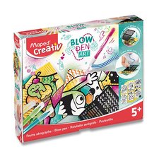 Maped Sada  Creativ Blowpen PopArt Foukac pero 6 barev