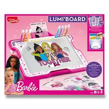 Sada Maped Creativ Barbie Lumi Board tabule s podsvcenm
