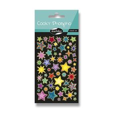 Samolepky Maildor 3D Cooky Phospho Hvzdy