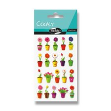 Samolepky Maildor 3D Cooky Pokojov kvtiny