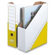 Magazin box Hit Office - archivační box, 75 mm, žlutý