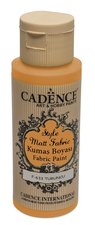 Barva na textil Cadence Style Matt Fabric oranov, 59 ml