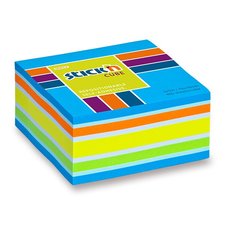 Samolepic bloek Neon Stickn Notes - 76 x 76 mm, 400 list, modr