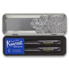 Sada kulikov pero a plnic pero Moleskine Kaweco vbr barev ern