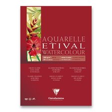 Akvarelov blok Clairefontaine Etival Classic Grain A4, 10 list, 200 g