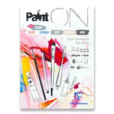 Blok Clairefontaine Paint on Mix Colors A4, 24 list, 250 g