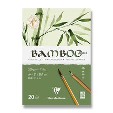 Akvarelov blok Clairefontaine Bamboo A4, 20 list, 250 g