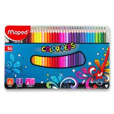Maped Pastelky Color&#039;Peps Metal Box - 36 barev
